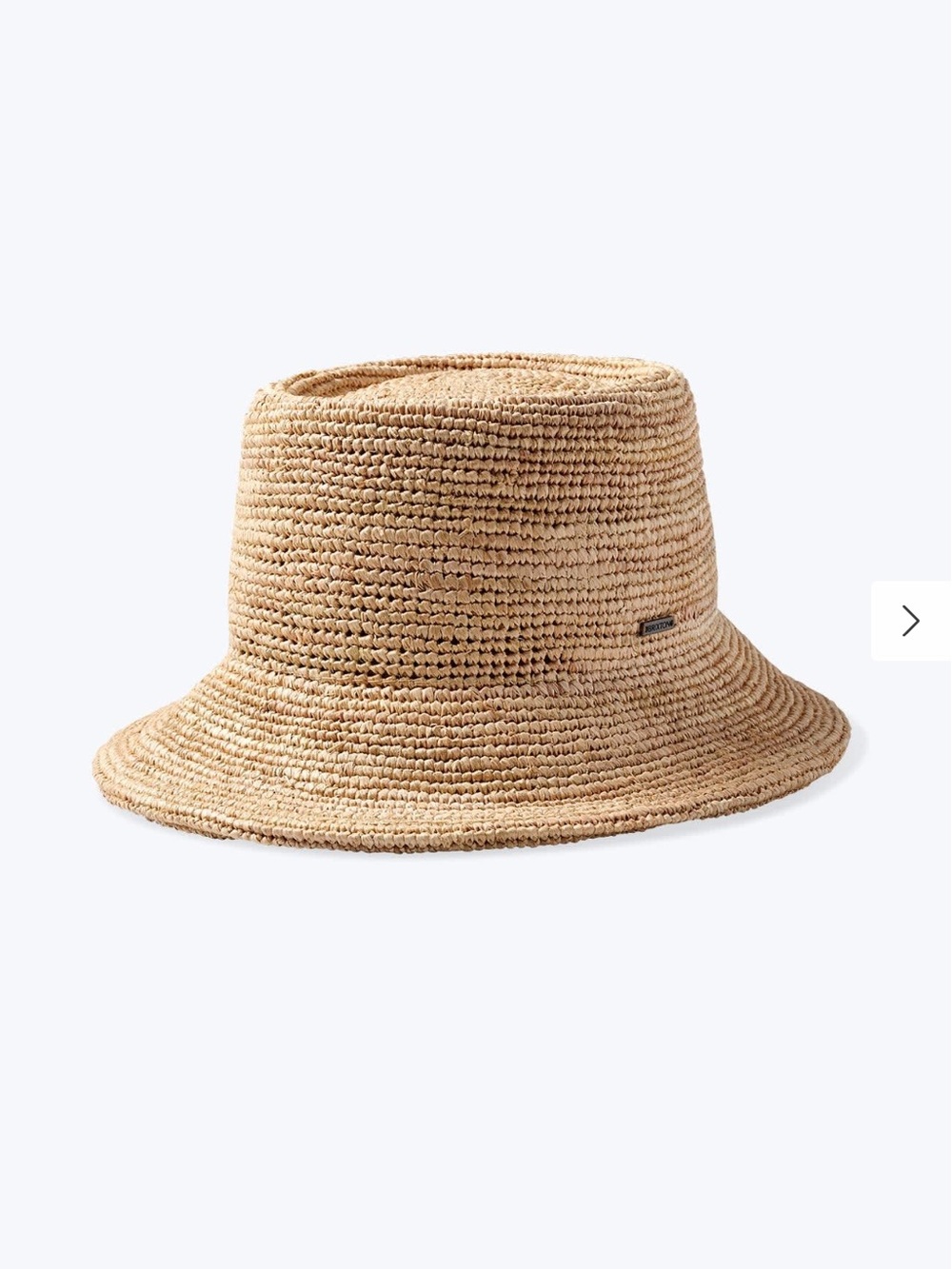 Brixton Elle Straw Bucket Hat